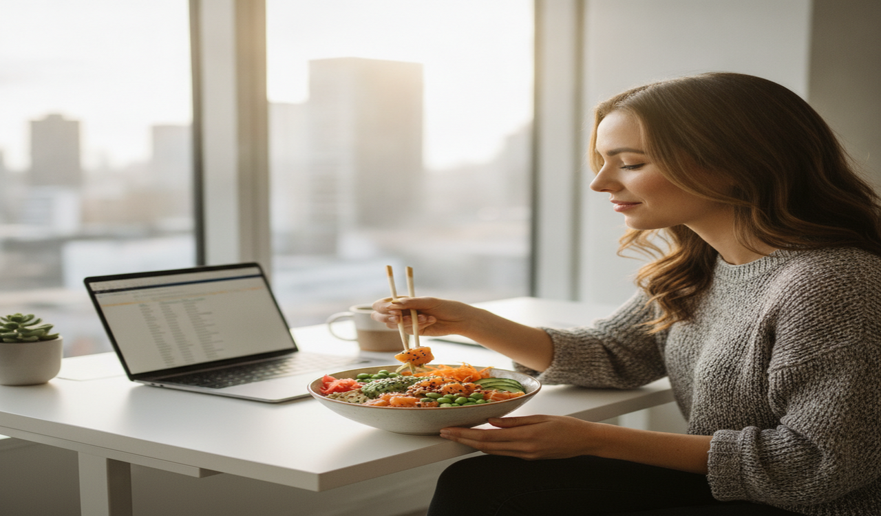 De juiste poke bowl grootte kiezen volgens het moment van de dag