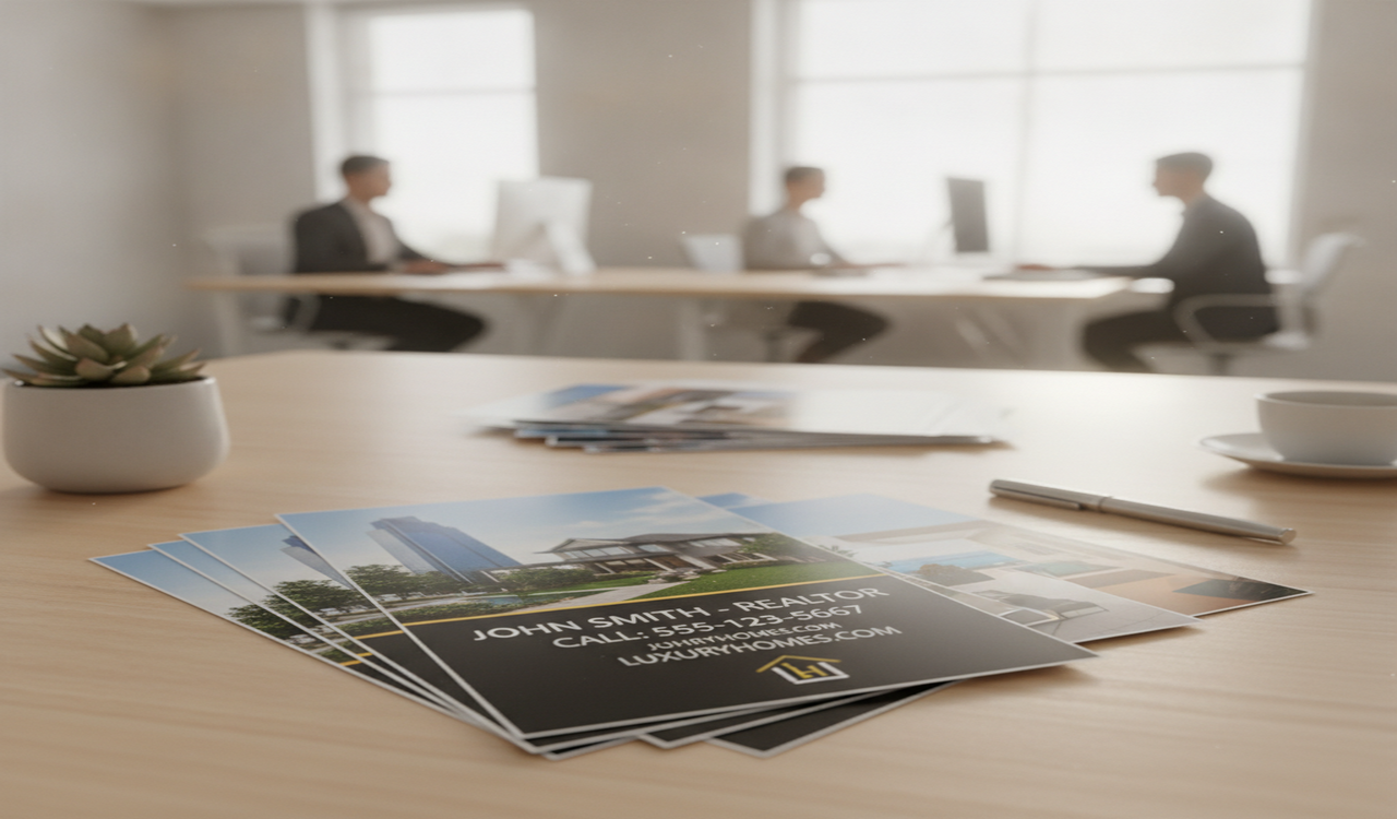 Flyers et dépliants de prospection distribués en quartier résidentiel